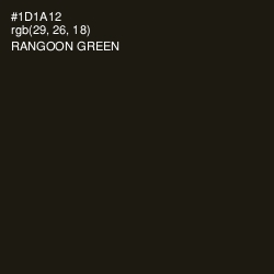 #1D1A12 - Rangoon Green Color Image